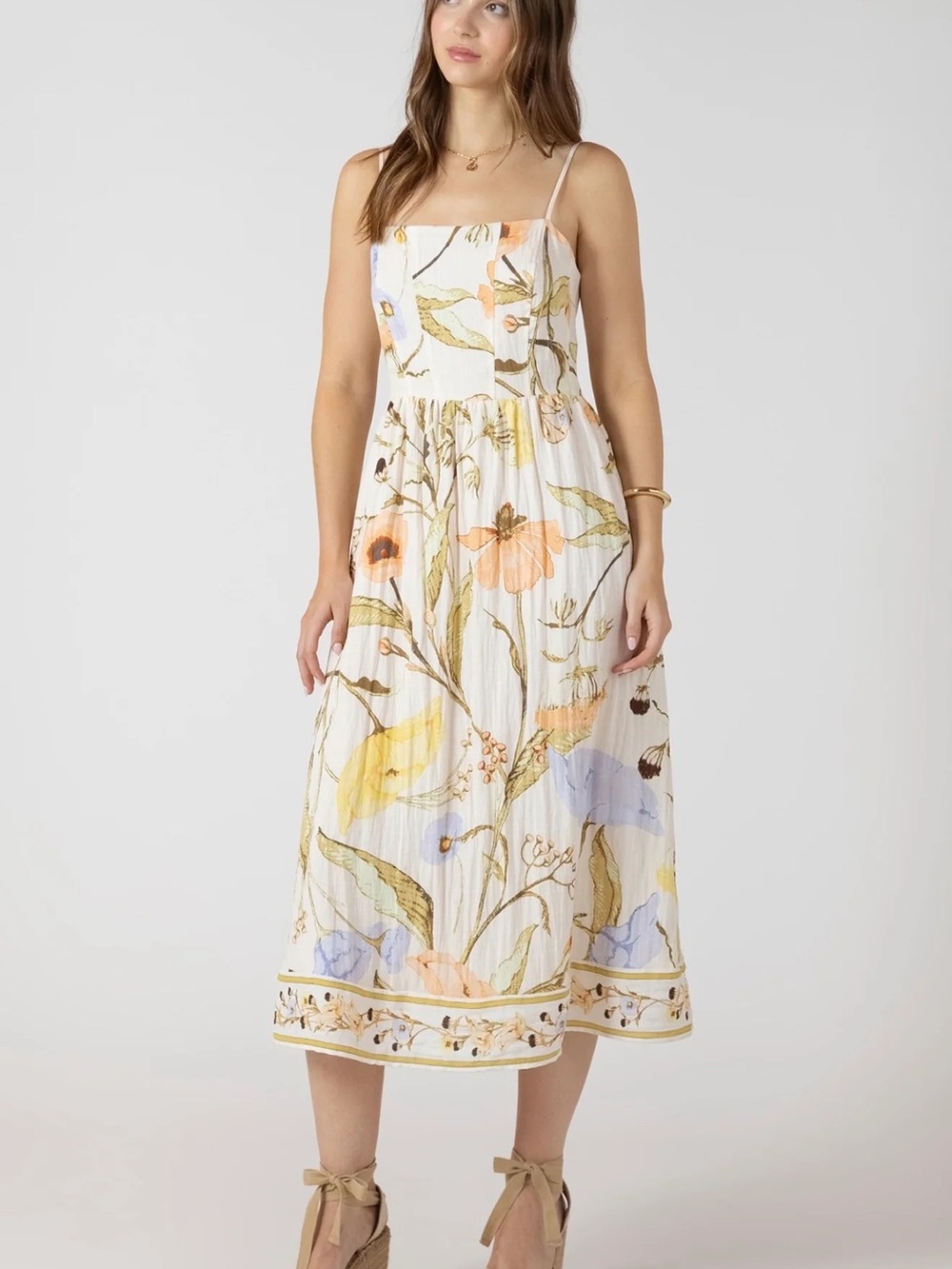 H&M floral midi dress